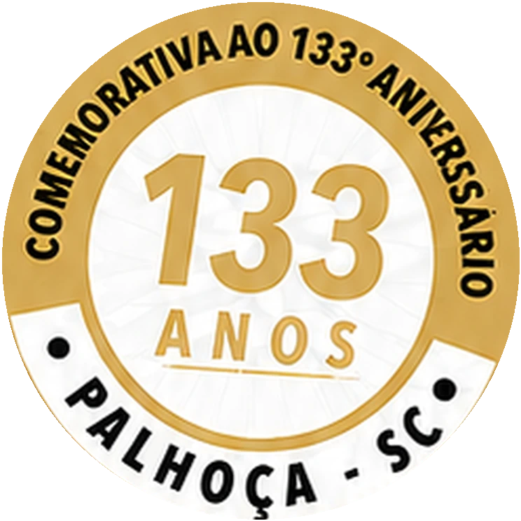 Comemorativa ao 133º aniversário de Palhoça-SC